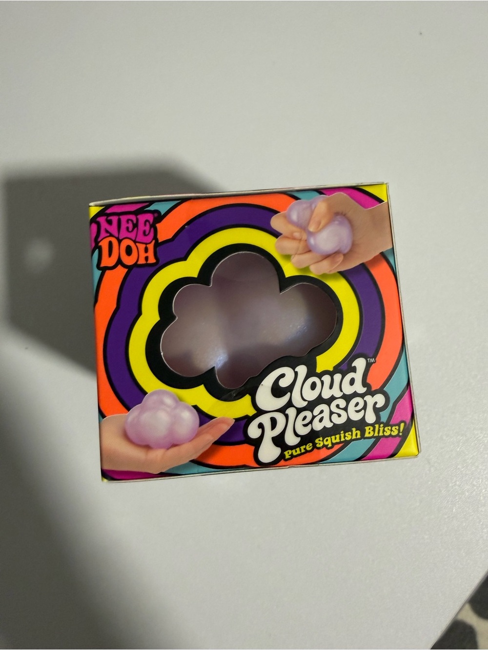 Needoh Cloud Pleaser Pure Squish Bliss Squishy fidget TikTok Schylling toy new - Picture 2 of 4